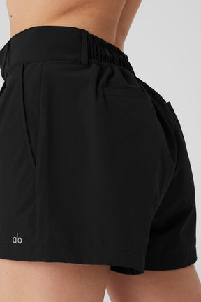 High-Waist Status Trouser Short