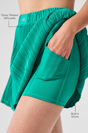 Micro Plisse Tennis Skirt