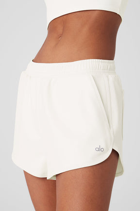 Faux Leather Power Hour Short