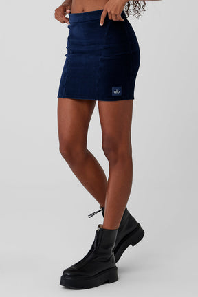 Micro Corduroy Winter Break Mini Skirt