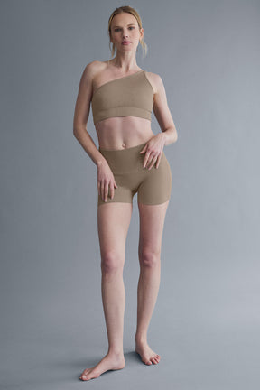 3" Seamless Ribbed Shimmer Short