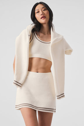 Tennis Club Sweater Knit Skirt