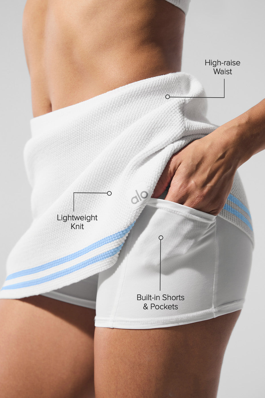 Tennis Club Sweater Knit Skirt