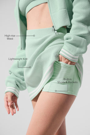 Tennis Club Sweater Knit Skirt