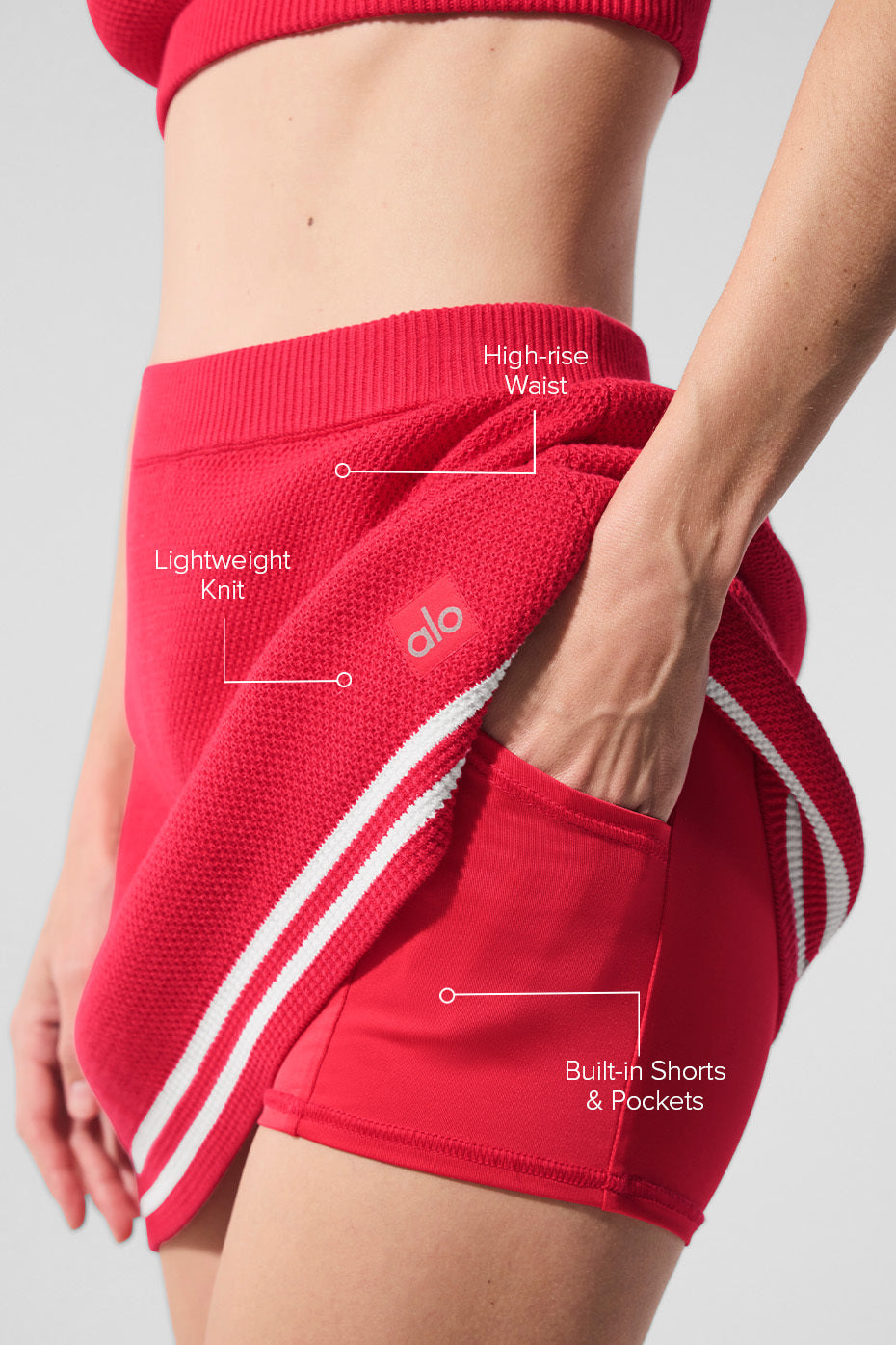 Tennis Club Sweater Knit Skirt