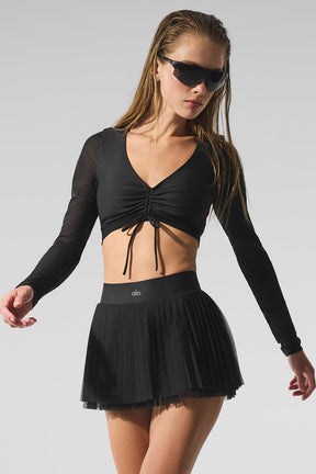 Mesh Baseline Tennis Skirt
