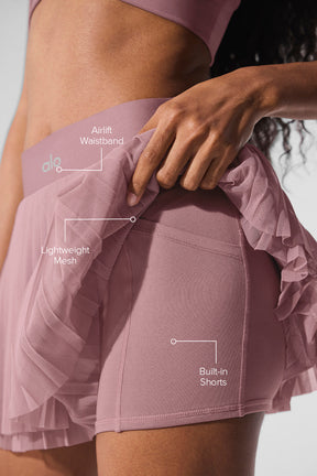 Mesh Baseline Tennis Skirt