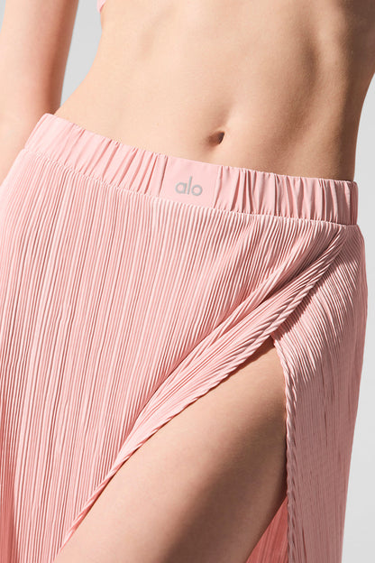 Micro Plisse Game On Long Skirt