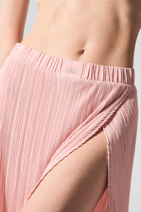 Micro Plisse Game On Long Skirt