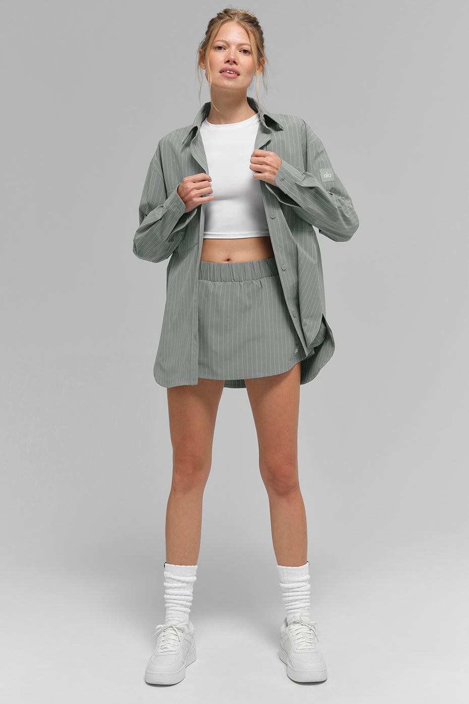 Pinstripe Daylight Button Down Long Sleeve