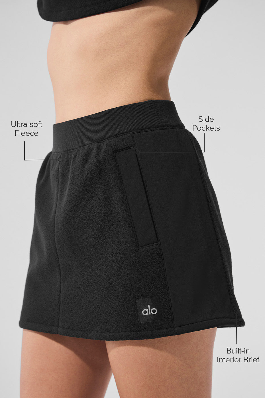 Polar Fleece Wintry Mix Skirt