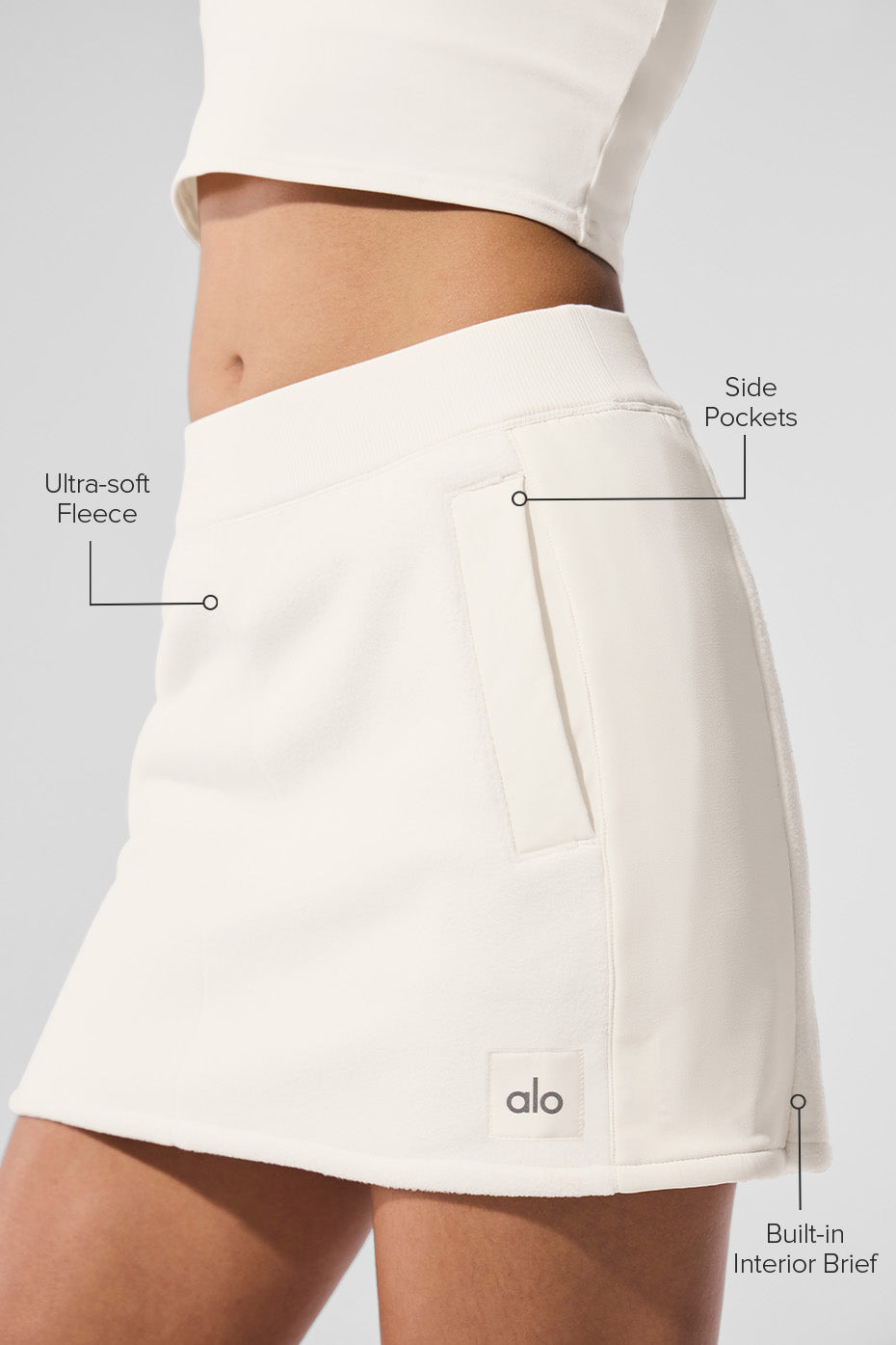 Polar Fleece Wintry Mix Skirt