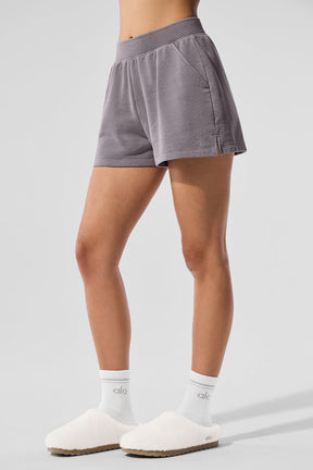 Washed Low Key Sweat Short