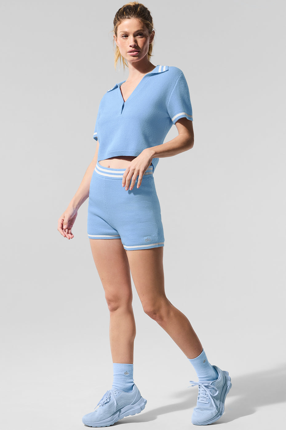 Tennis Club Sweater Knit Hot Short