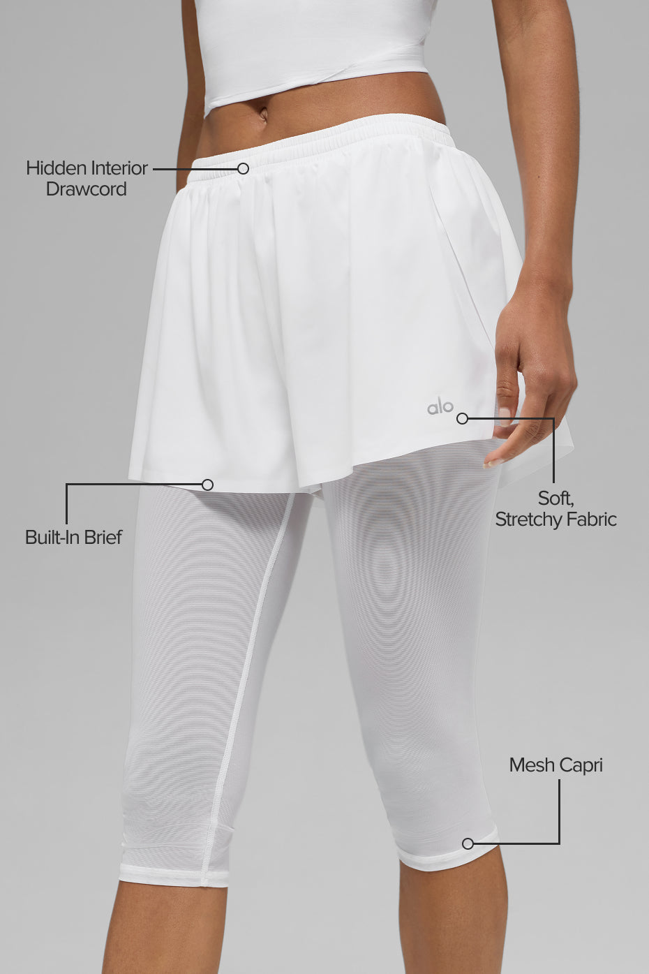 Mesh Front Runner 2 In 1 Short