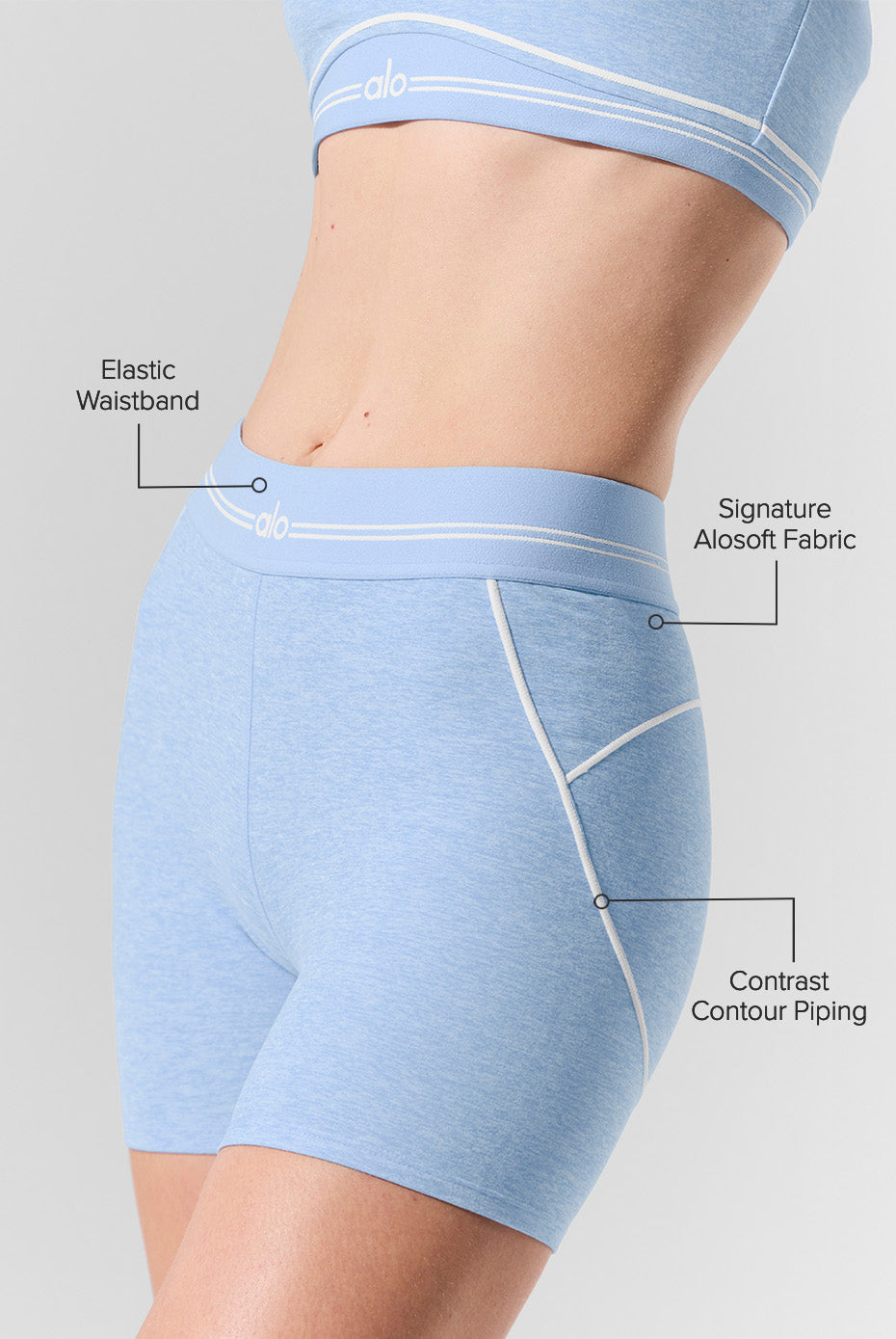 4” Alosoft High-Waist Heart Throb Short
