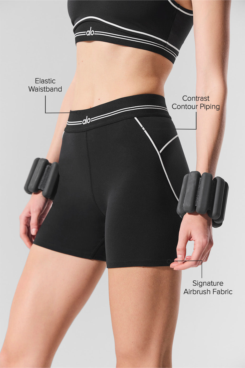 4” Airbrush High-Waist Heart Throb Short