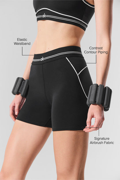 4” Airbrush High-Waist Heart Throb Short