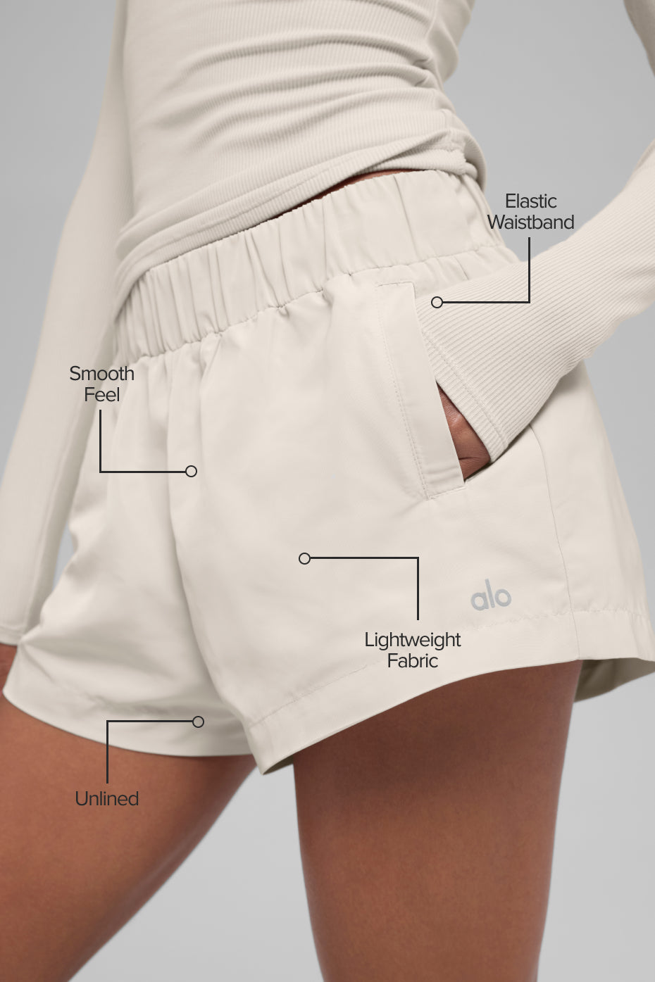 High-Waist Socialite Short