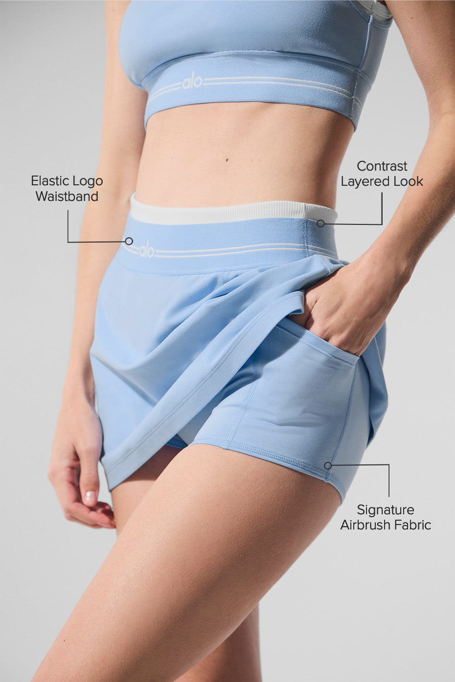 Airbrush Better Together Tennis Skirt