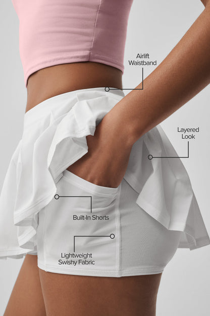 Double Or Nothing Tennis Skirt
