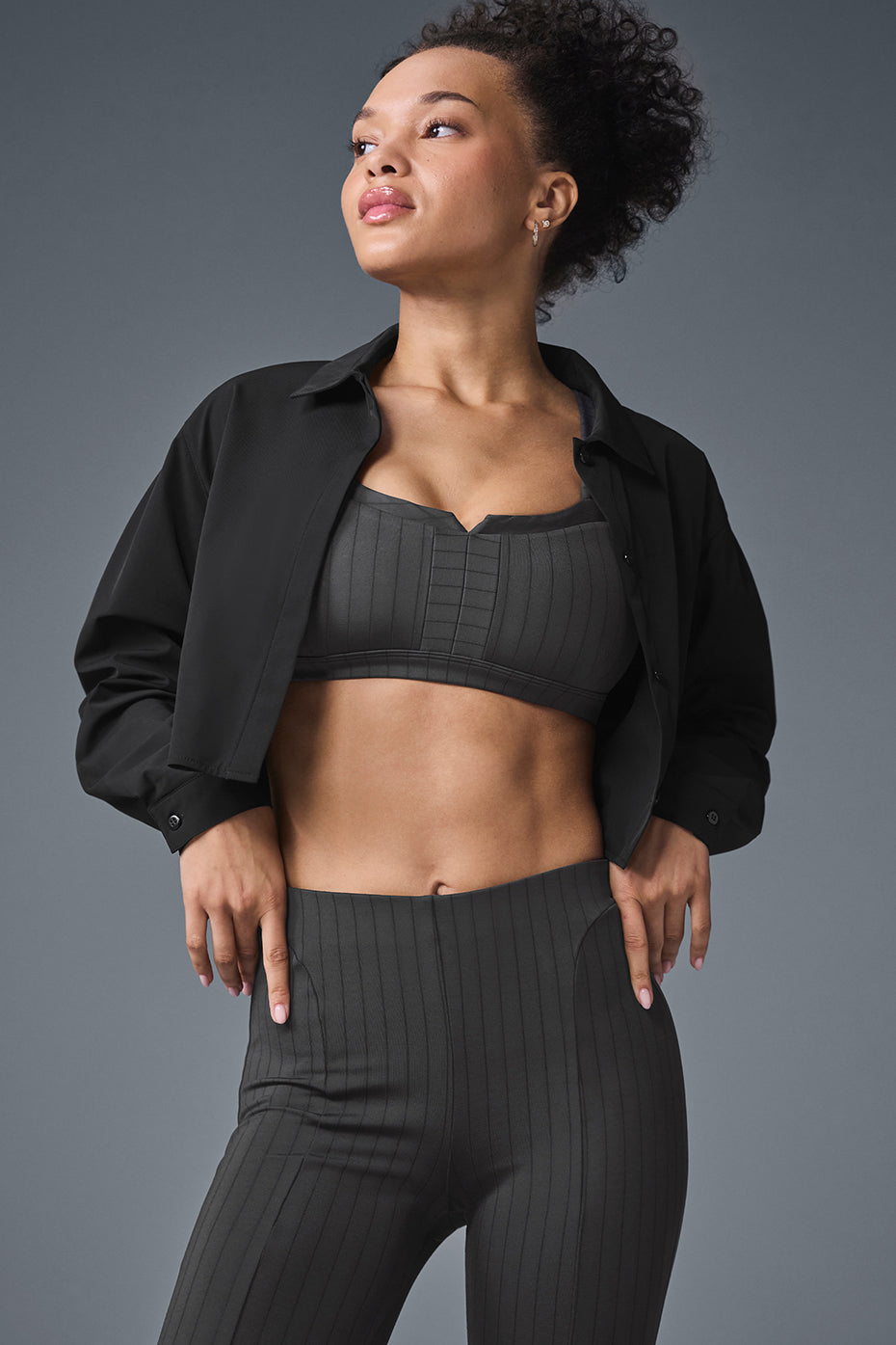 Cropped Take Me Out Button Up