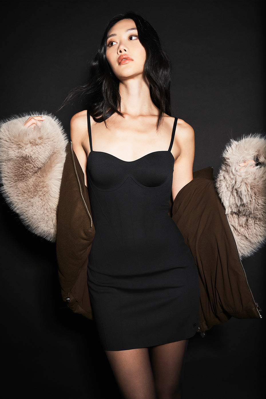 Airlift Lumiere Corset Mini Dress