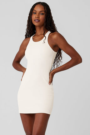 Goddess Ribbed Go-To Dress
