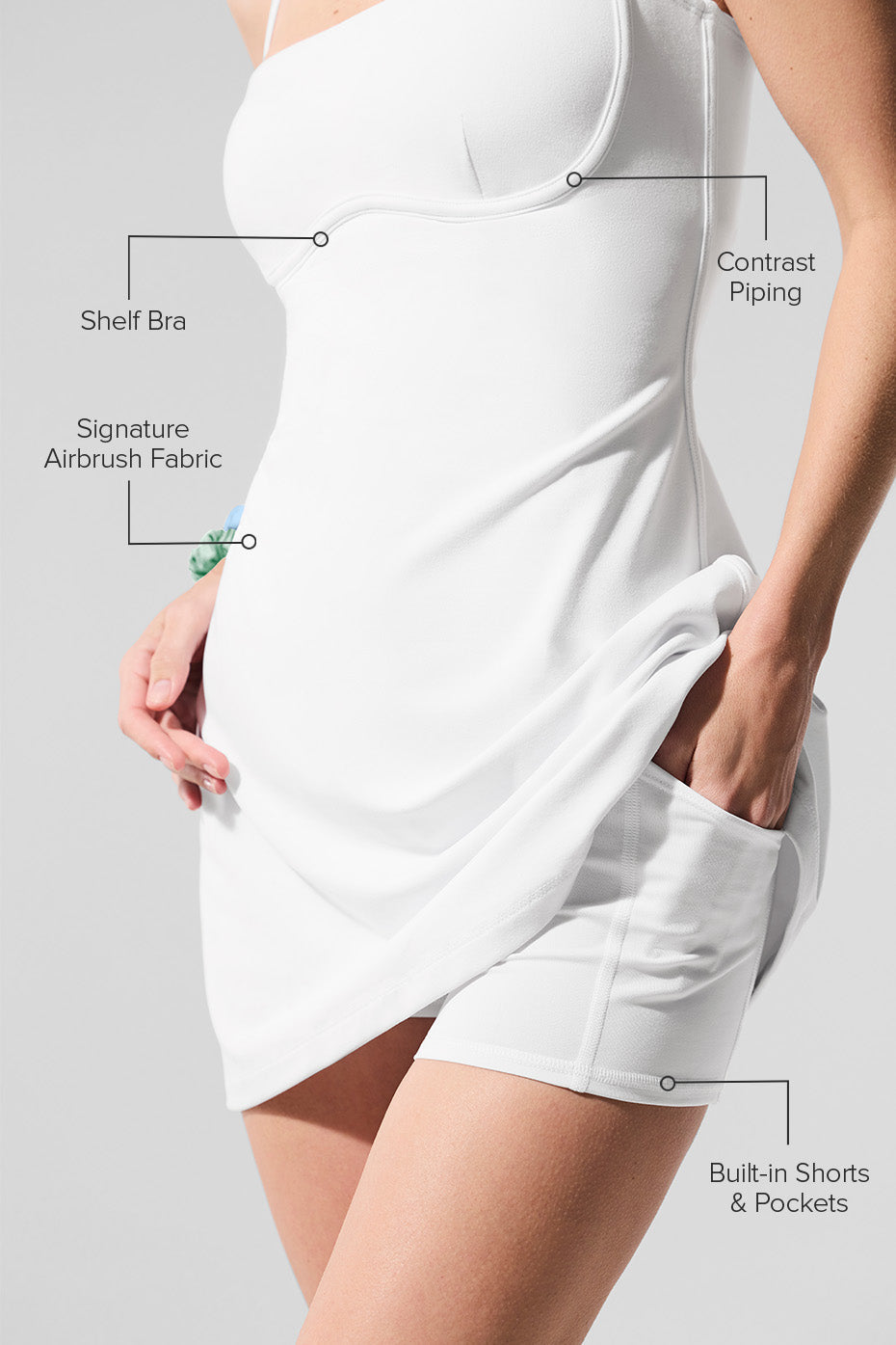 Airbrush Streamlined Dress