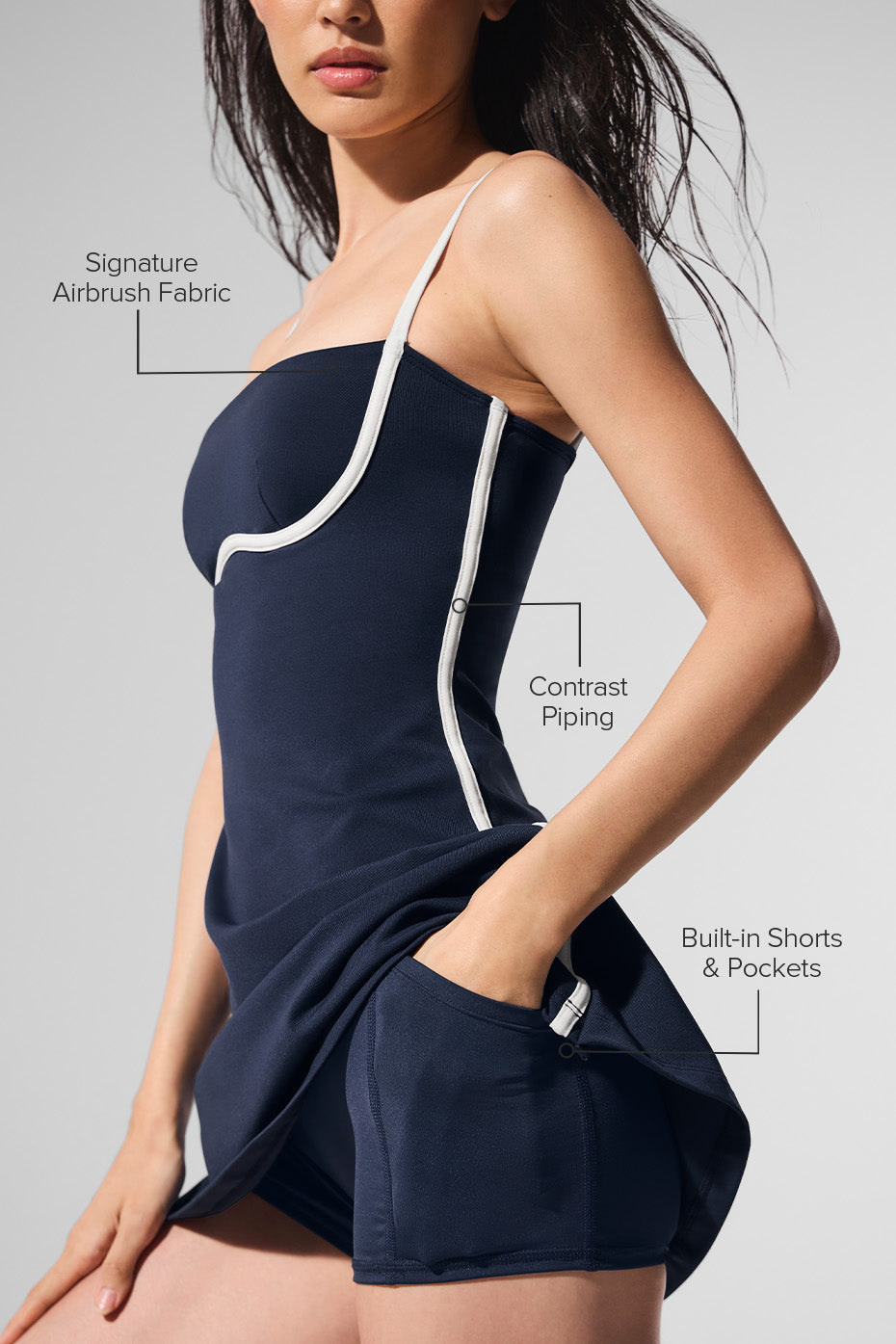 Airbrush Streamlined Dress