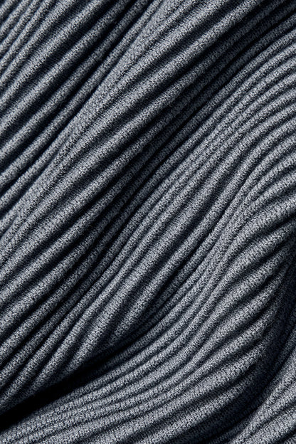 Denim Knit Mini Dress