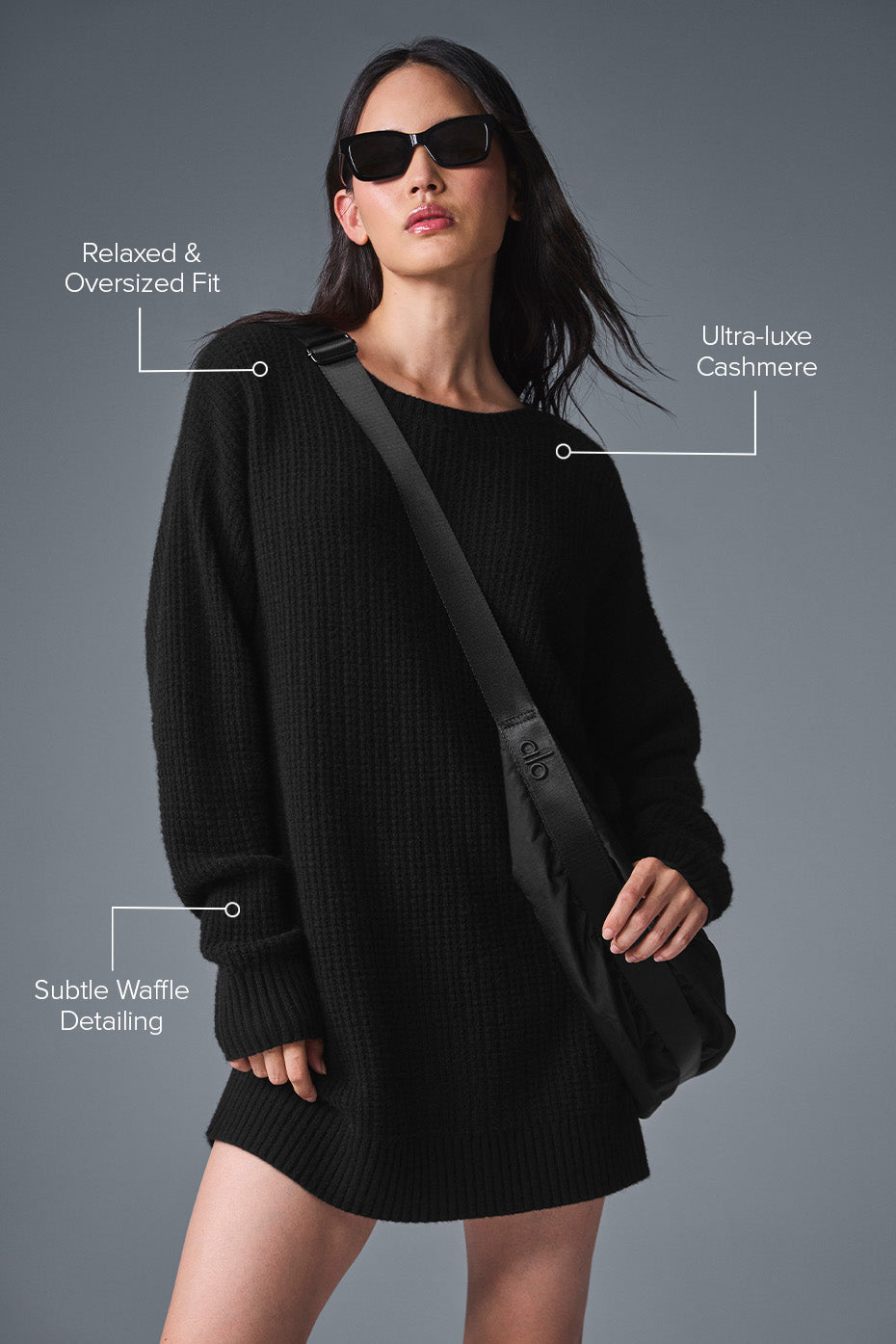 Cashmere Plush Waffle Dress