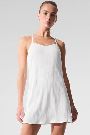 Micro Plisse Game On Tennis Dress