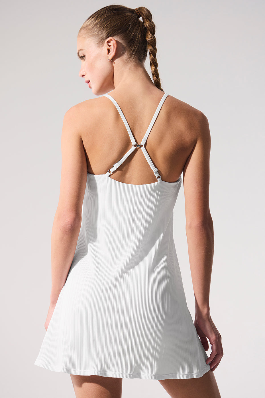 Micro Plisse Game On Tennis Dress