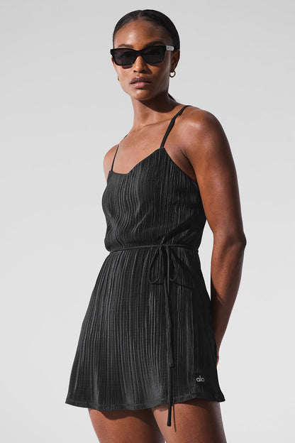 Micro Plisse Game On Tennis Dress