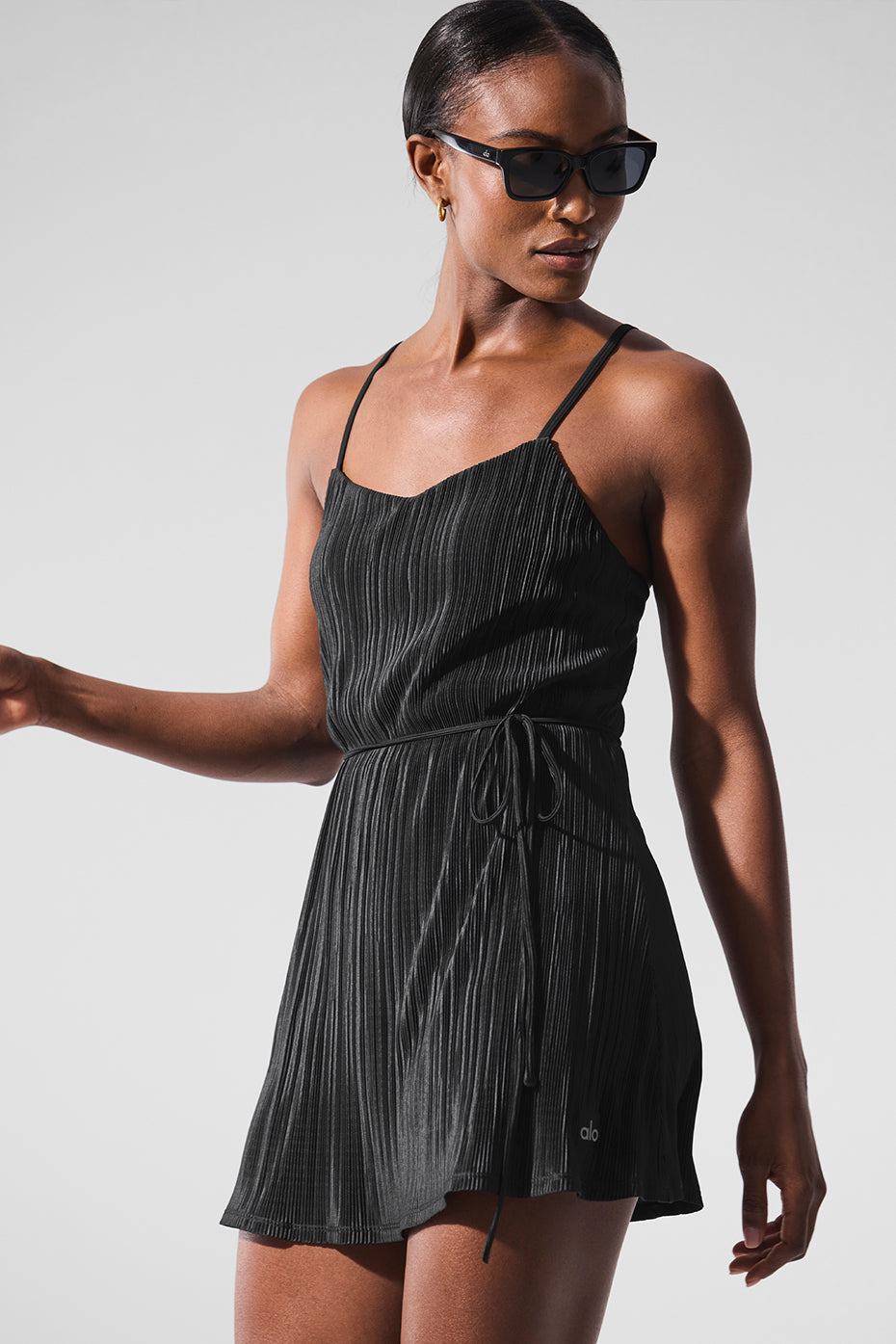 Micro Plisse Game On Tennis Dress