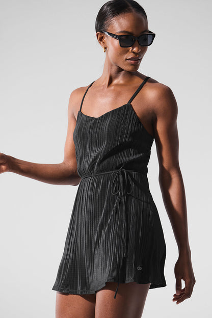 Micro Plisse Game On Tennis Dress