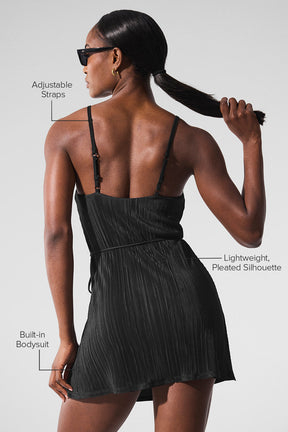 Micro Plisse Game On Tennis Dress