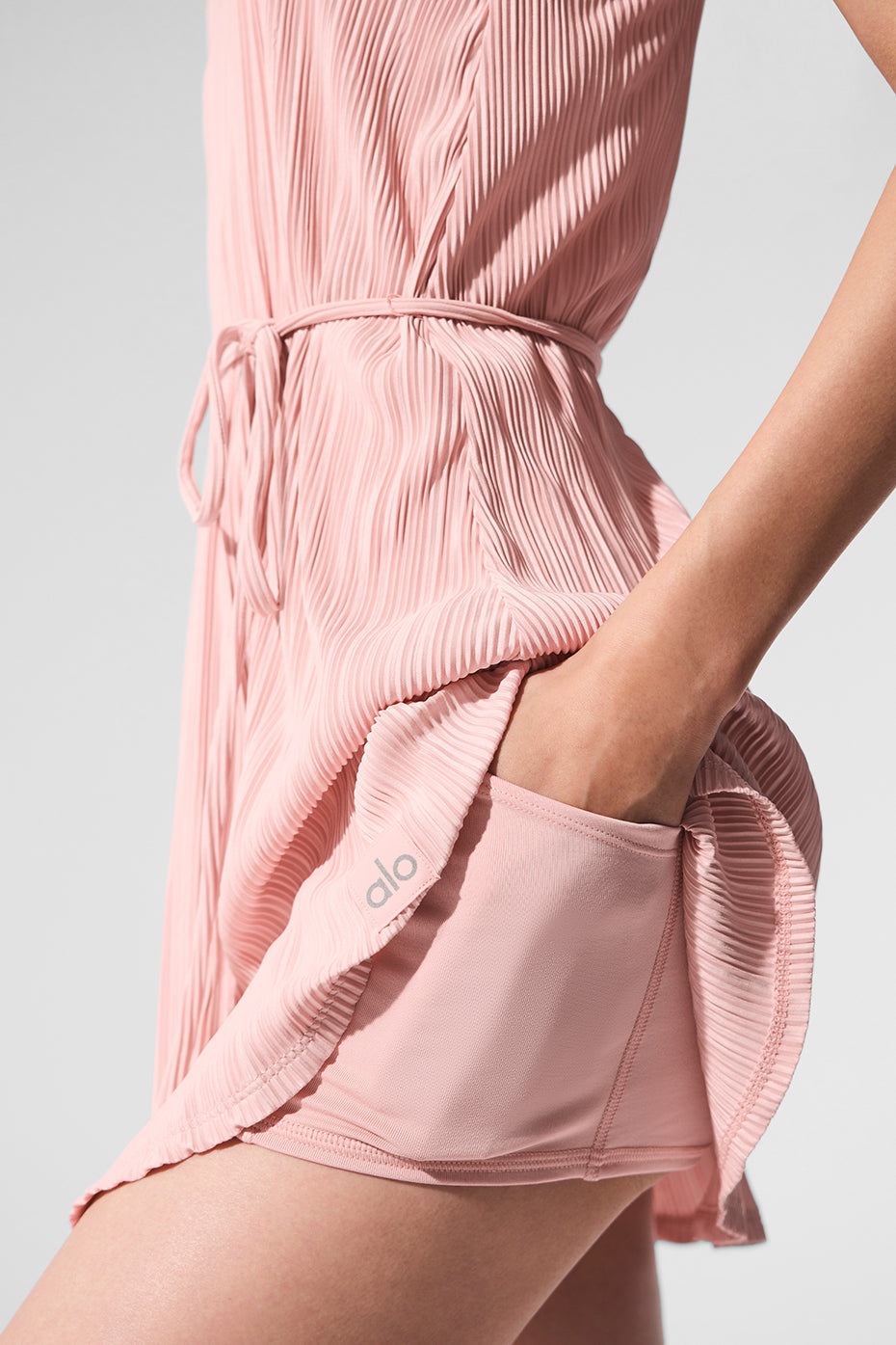 Micro Plisse Game On Tennis Dress