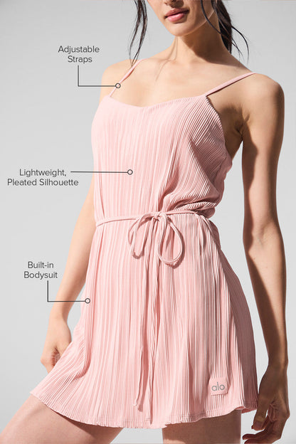 Micro Plisse Game On Tennis Dress