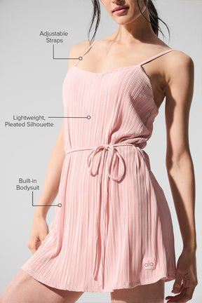 Micro Plisse Game On Tennis Dress