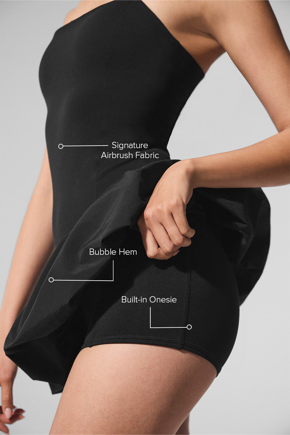 Airbrush Love Match Tennis Dress
