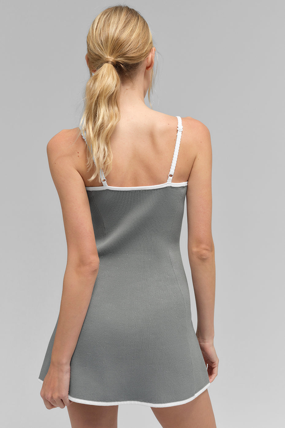 Ribbed Sweater Knit Highline Dress