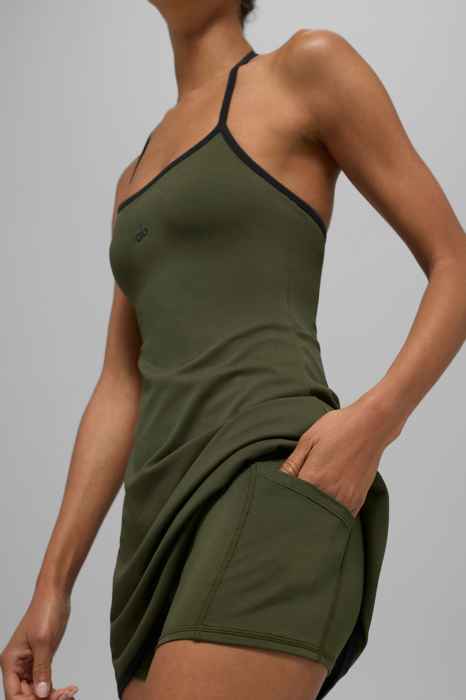 ALO Softsculpt Halter Tennis Dress