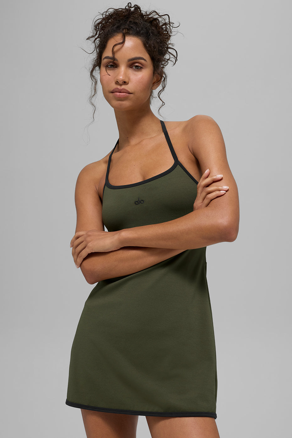 ALO Softsculpt Halter Tennis Dress