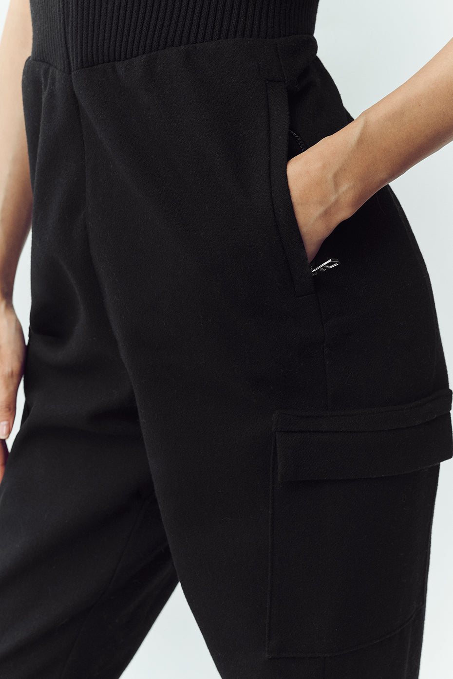 Wool Blend Bunny Slope Bib