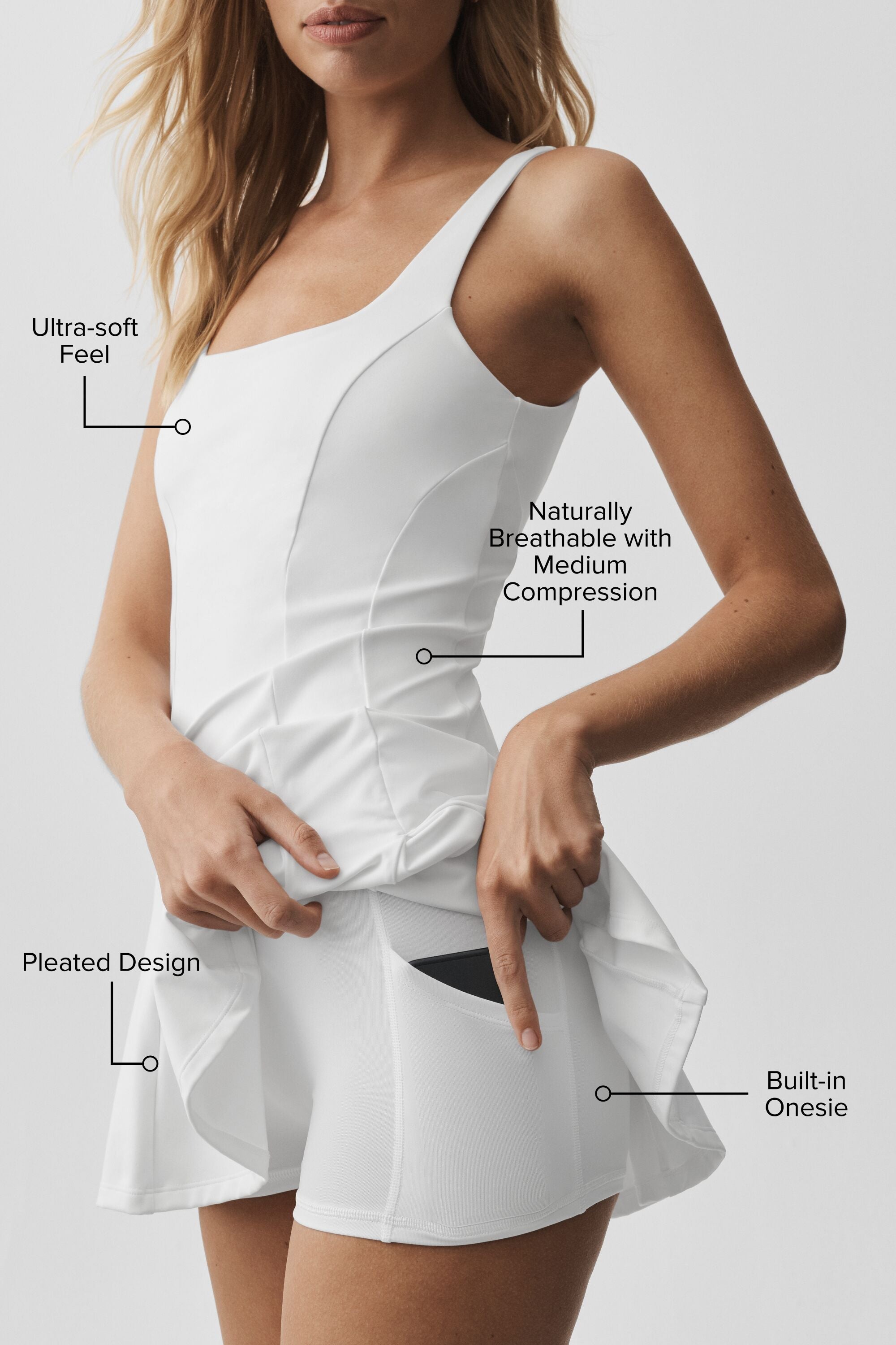 ALO Softsculpt Topspin Tennis Dress