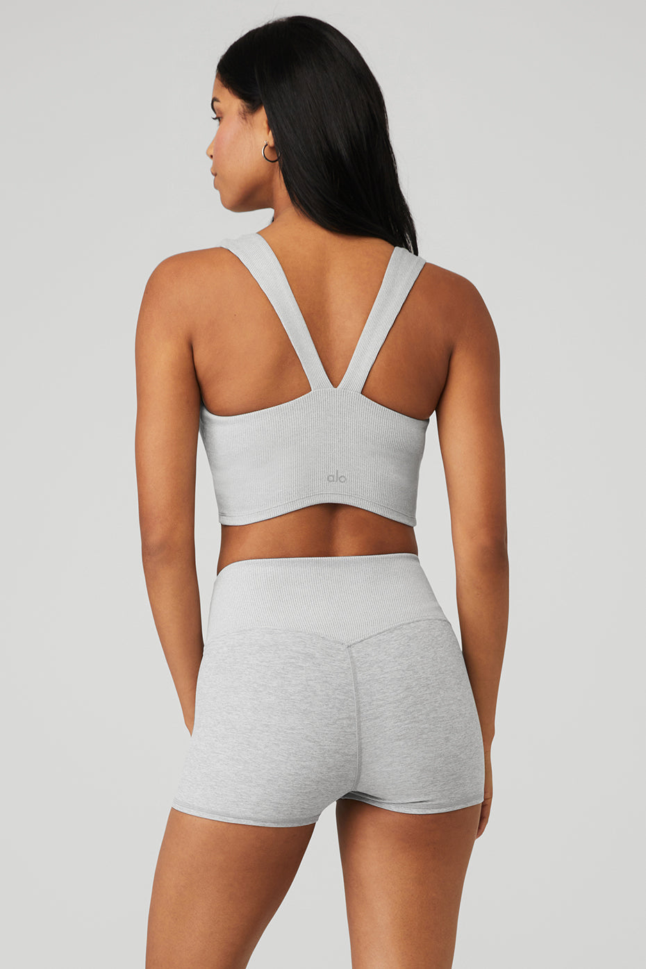 Alosoft Ribbed Chic Bra Tank