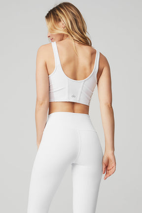 Airbrush Mesh Corset Tank