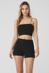 Goddess Ribbed Bandeau Top